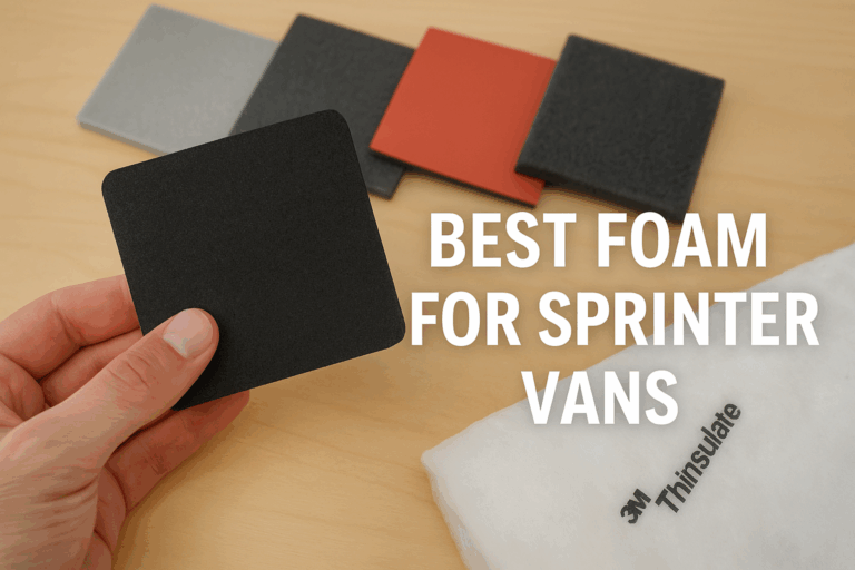 closed-cell foam for van builds