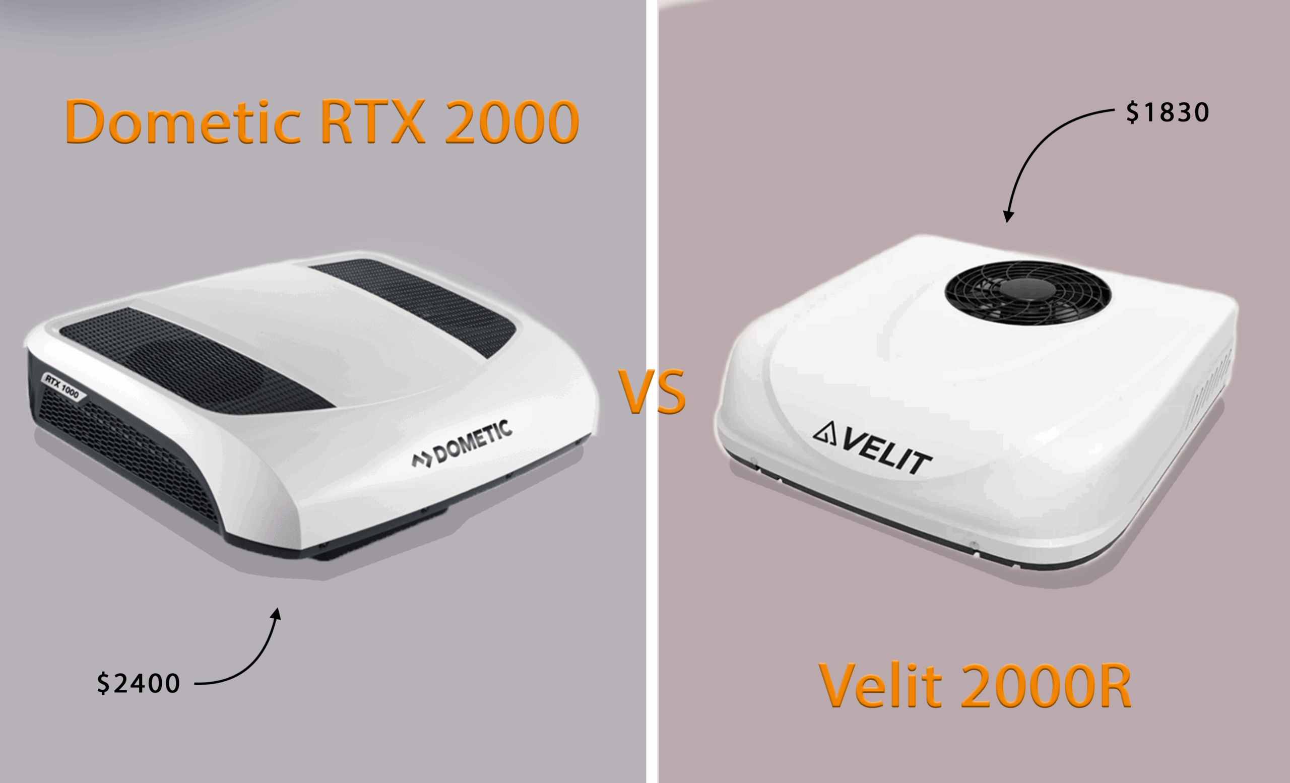 Velit 2000R vs Dometic RTX2000